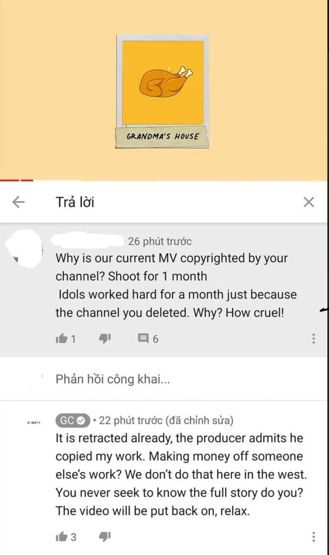 Kênh đánh bản quyền MV của Sơn Tùng khẳng định: “Producer thừa nhận đã copy ca khúc của chúng tôi“ - ảnh 1