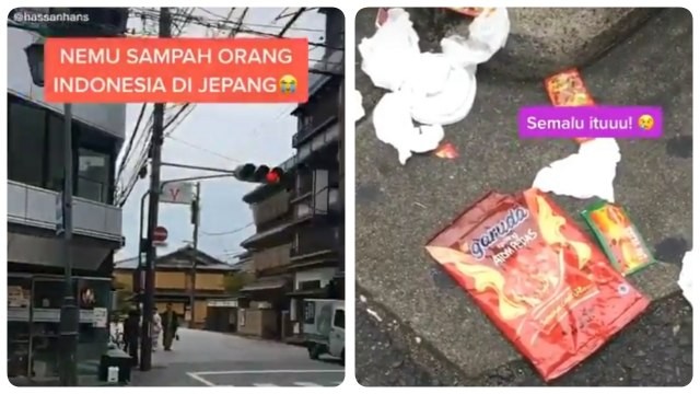 Hình ảnh rác xuất xứ từ Indonesia nằm ngổn ngang trên đường phố Nhật Bản gây ra tranh cãi - ảnh 1