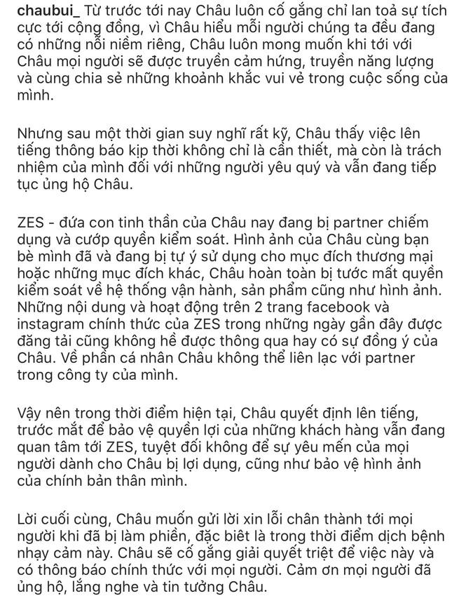 Châu Bùi bức xúc vì thương hiệu thời trang riêng bị chiếm đoạt - ảnh 3