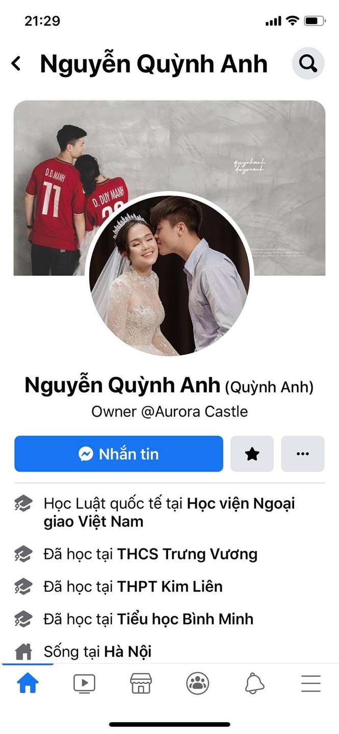 Quỳnh Anh bỏ tên