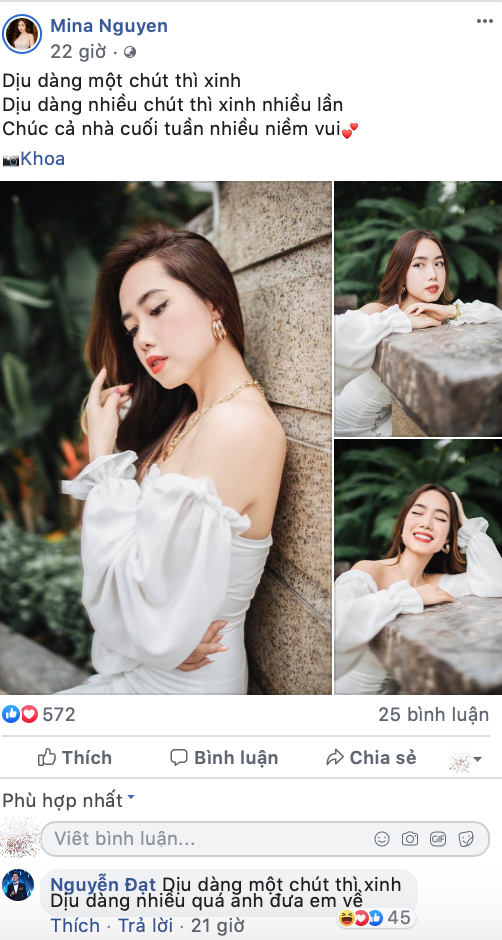 Nữ chính Mina “Người Ấy Là Ai” và trai đẹp Nguyễn Đạt nắm tay tình cảm,