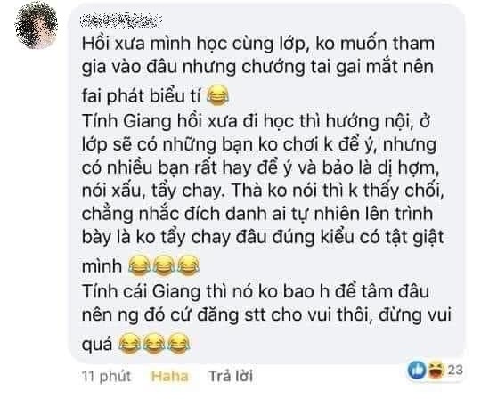 Giang Ơi kể chuyện bị tẩy chay, GVCN và bạn học