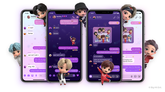 Facebook Messenger và Instagram có thêm giao diện BTS cực xịn xò dành cho các ARMY - ảnh 1