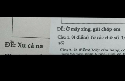 Khi giáo viên dạy Sử là