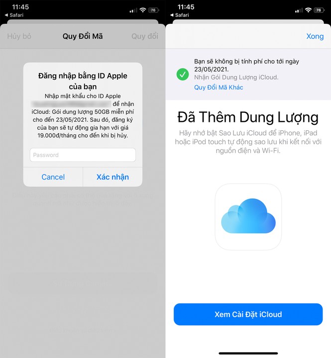 HOT: Hướng dẫn nhận 50GB iCloud miễn phí, dùng trong 9 tháng, nhanh tay nào bạn ơi! - ảnh 3