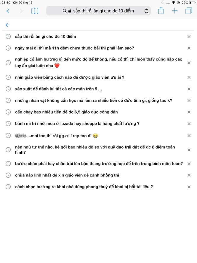 Loạt ảnh mùa thi của teen:
