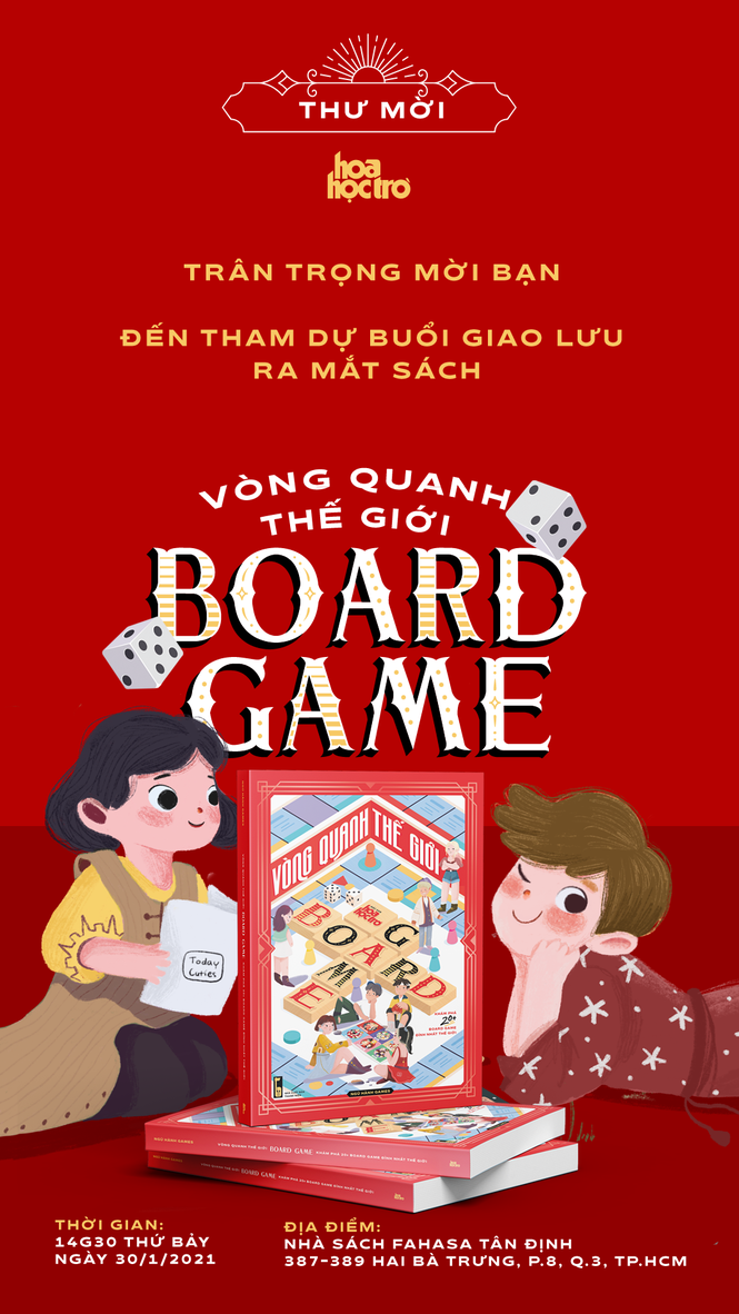 TP.HCM: Mời bạn tham dự buổi giao lưu ra mắt sách “Vòng quanh thế giới board game” - ảnh 2