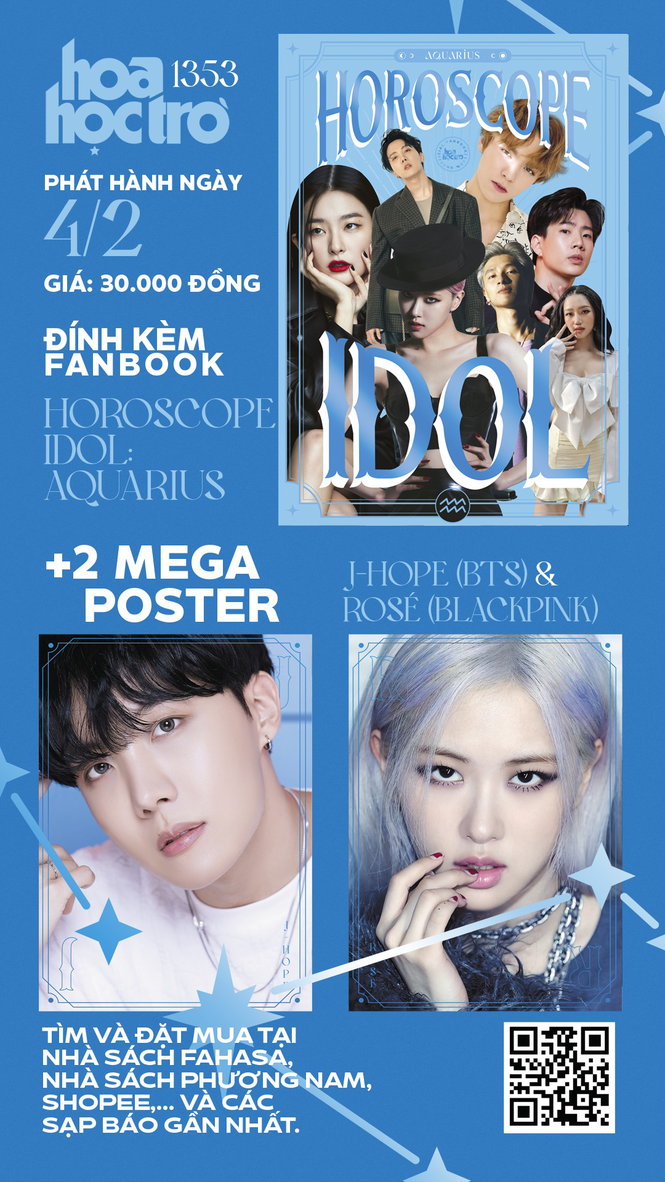Hoa Học Trò 1353: Nạp cảm hứng cho Tết Trâu Vàng, tặng kèm fanbook Horoscope Idol Aquarius - ảnh 1