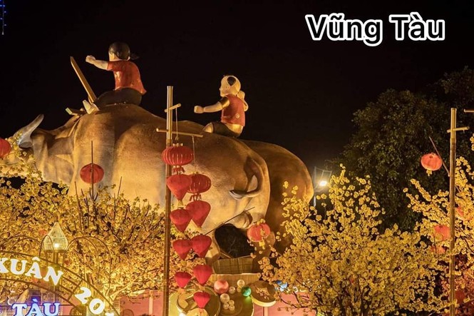 Loạt linh vật năm mới Tân Sửu khắp các tỉnh thành trên cả nước: Mỗi trâu một vẻ, - ảnh 10