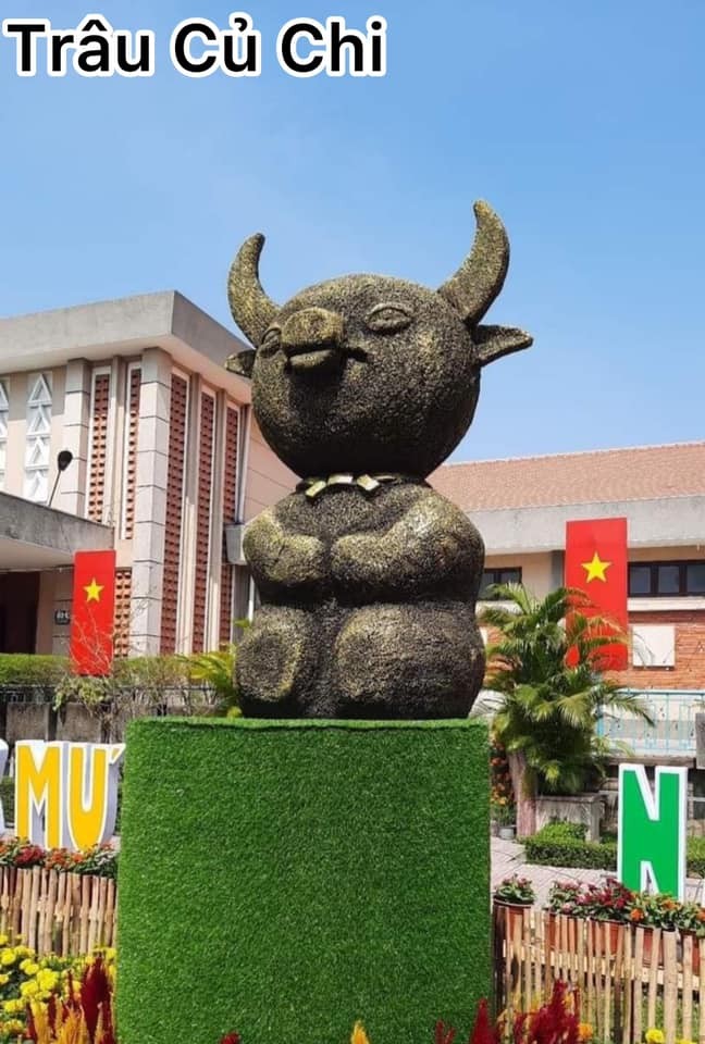 Loạt linh vật năm mới Tân Sửu khắp các tỉnh thành trên cả nước: Mỗi trâu một vẻ, - ảnh 4