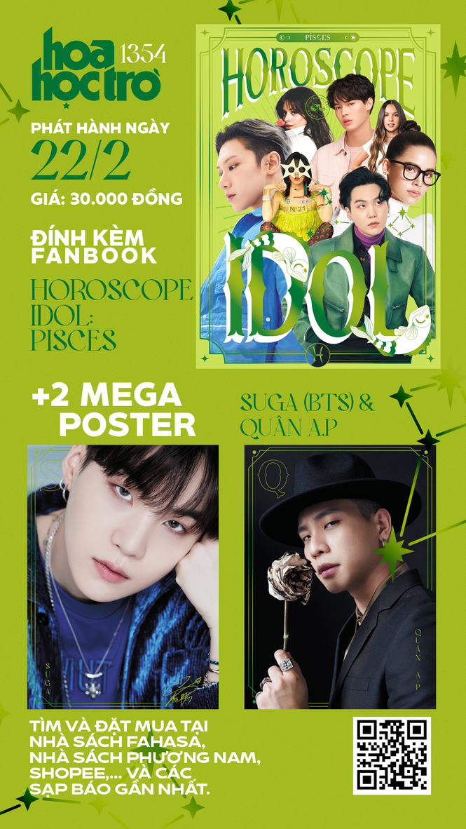 Cân bằng những ngày mới cùng Hoa Học Trò 1354, tặng ngay fanbook Horoscope Idol: Pisces - ảnh 2