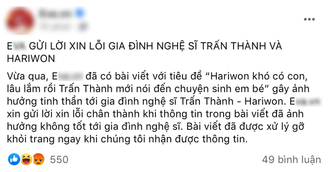 MC Trấn Thành lên tiếng bảo vệ Hari Won: