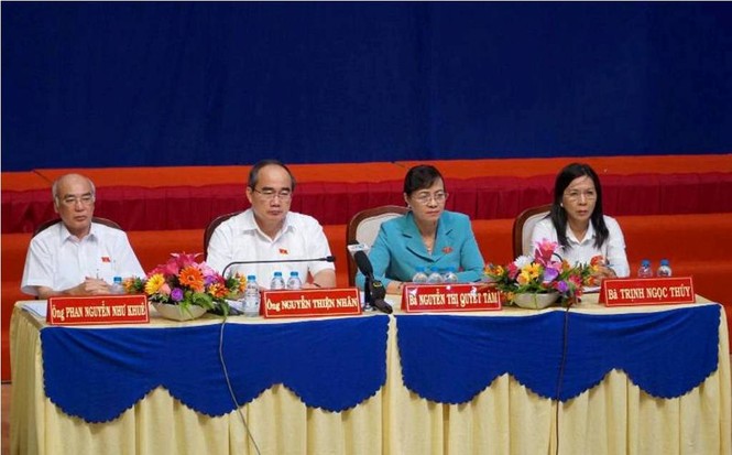 Toàn cảnh buổi tiếp xúc cử tri quận 2 'nóng' với vấn đề Thủ Thiêm - ảnh 4
