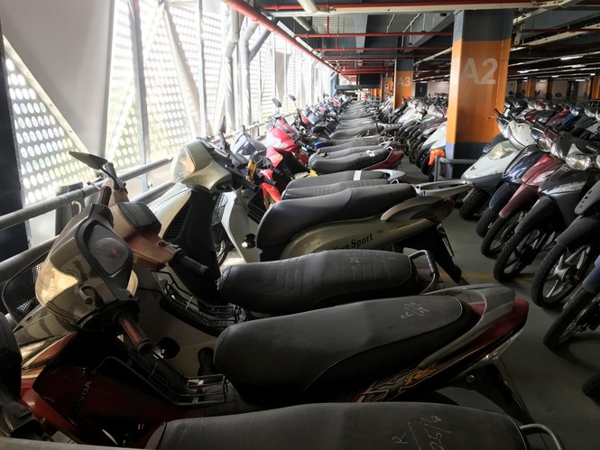 Hàng trăm xe máy 'nằm vạ' nhiều năm ở sân bay Tân Sơn Nhất - ảnh 12