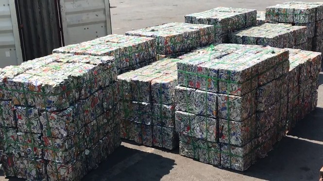 Chặn lô phế liệu nhôm trị giá gần 3 tỉ trước khi xuất đi nước ngoài - ảnh 1