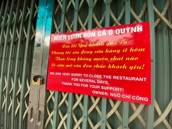 quán đóng cửa - ảnh 1