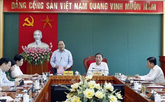 Thủ tướng Nguyễn Xuân Phúc thăm và làm việc tại Thái Nguyên - ảnh 5