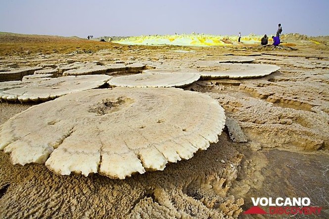 Dallol núi lửa ao mặn axit suối nước nóng không có vi sinh vật Ethiopia - ảnh 8