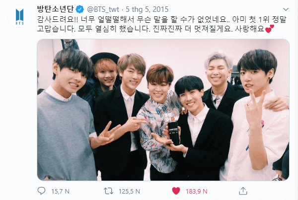 Ngày này năm xưa: Chiến thắng đầu tiên đầy cảm xúc của BTS - ảnh 2