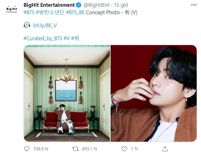 BTS tung ảnh concept biết nói của V khiến ARMY hết hồn - ảnh 1