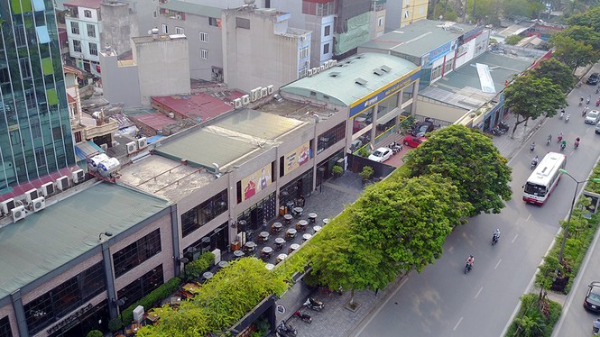 Cận cảnh dự án bãi xe 'biến hoá' thành... quán nhậu - ảnh 7