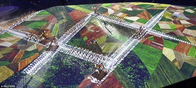 Khai mạc Olympic 2016: Rực rỡ pháo hoa, rộn ràng hát ca - ảnh 12