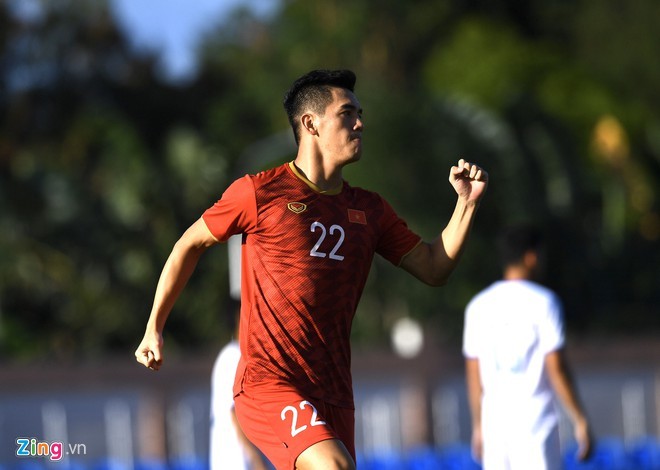 Tiến Linh lập hat-trick, U22 Việt Nam thắng đậm Lào - ảnh 1
