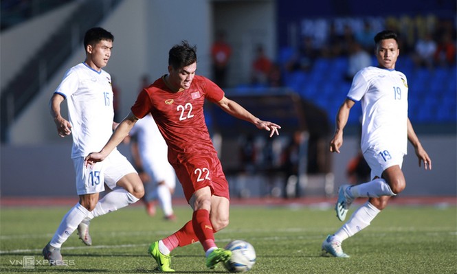 Tiến Linh lập hat-trick, U22 Việt Nam thắng đậm Lào - ảnh 3