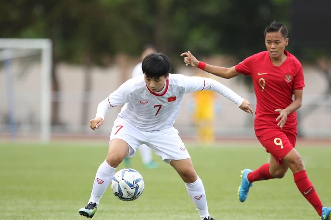 Thắng Indonesia 6-0, tuyển nữ Việt Nam vào bán kết SEA Games 30 - ảnh 8