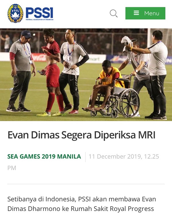 Sau va chạm với Văn Hậu, 'Messi Indonesia' bị chấn thương ra sao? - ảnh 1