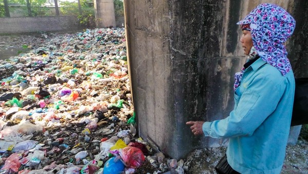 Bãi rác ngập dưới chân cầu Thăng Long là từ đâu? - ảnh 8