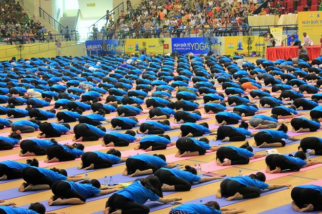 Gần 2000 người tham dự ngày Quốc tế Yoga tại Hà Nội - ảnh 6