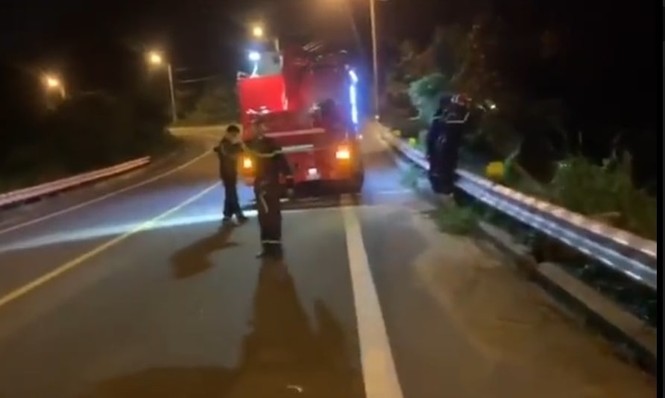 Đi xe tay ga lên bán đảo Sơn Trà, nam thanh niên gặp nạn văng xuống vực sâu - ảnh 1