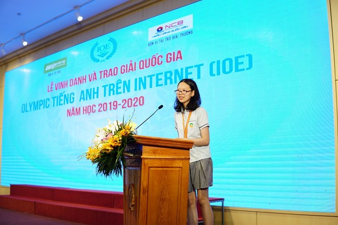 Lễ trao giải cuộc thi IOE lần thứ 10: Hàng trăm học sinh tài năng háo hức nhận phần thưởng - ảnh 3