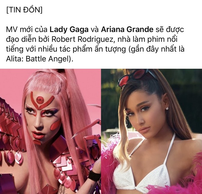 Xác nhận chính thức màn collab: Ariana Grande và “mẹ quái vật” Lady Gaga - ảnh 1