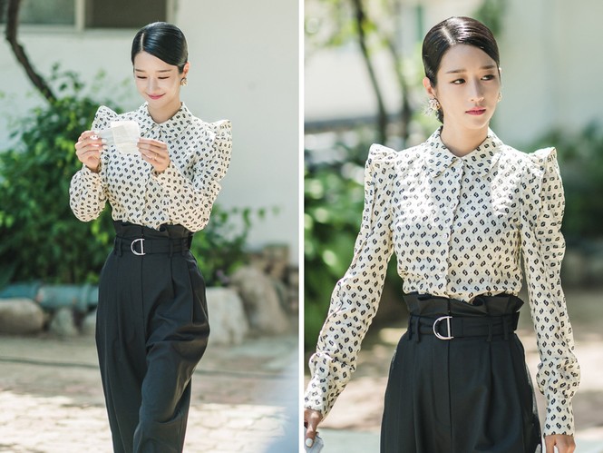 Diện váy được khen đẹp bao nhiêu nhưng khi mặc quần thì Seo Ye Ji lại mất điểm - ảnh 2