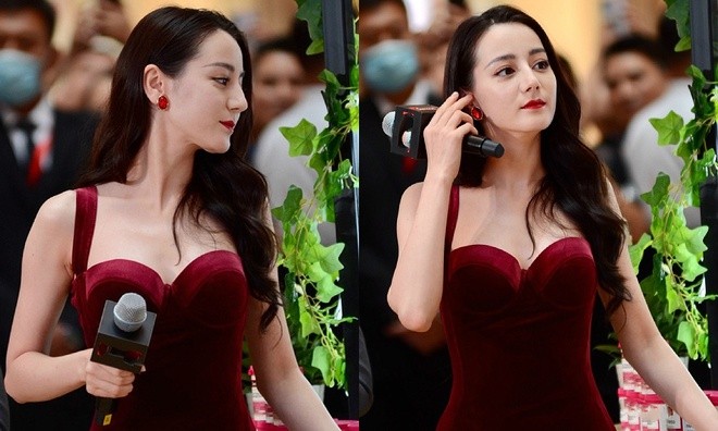 Vừa được khen “soi gương đẹp như Bạch Tuyết” thì Địch Lệ Nhiệt Ba lộ làn da lão hóa - ảnh 6