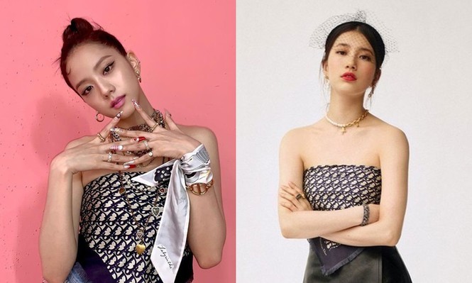 “Hoa hậu Hàn Quốc” Jisoo và “Mỹ nhân mặt mộc” Suzy lại đụng độ váy áo nảy lửa - ảnh 6