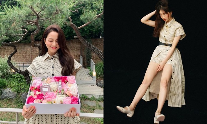 “Hoa hậu Hàn Quốc” Jisoo và “Mỹ nhân mặt mộc” Suzy lại đụng độ váy áo nảy lửa - ảnh 5