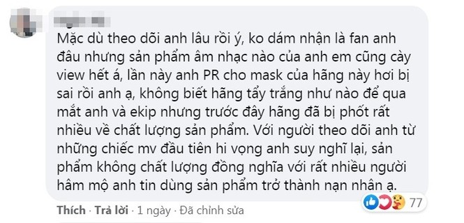 Ngay Sky cũng thất vọng khi Sơn Tùng bị cho là “ngày diện Louis Vuitton, tối bán kem trộn” - ảnh 2