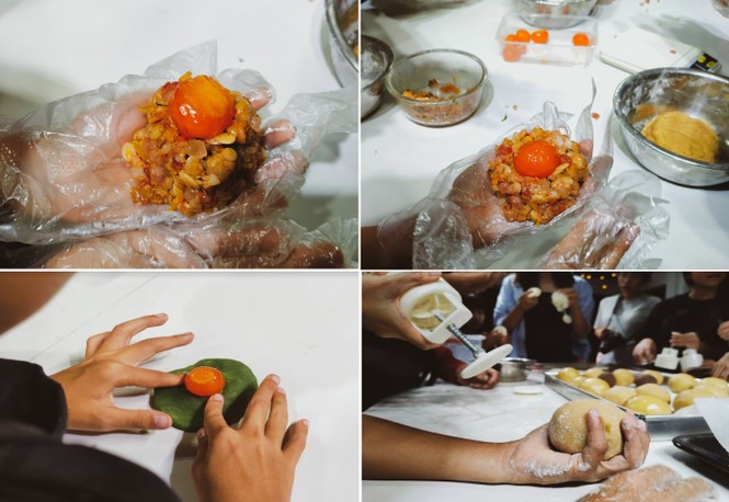 Khoảnh khắc lần đầu làm bánh trung thu của các em ở lớp học tình thương Rạch Ông - ảnh 7