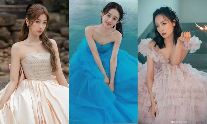 Ngất ngây với dàn mỹ nhân C-Biz ở giải Kim Ưng: Ai cũng lộng lẫy như công chúa - ảnh 1