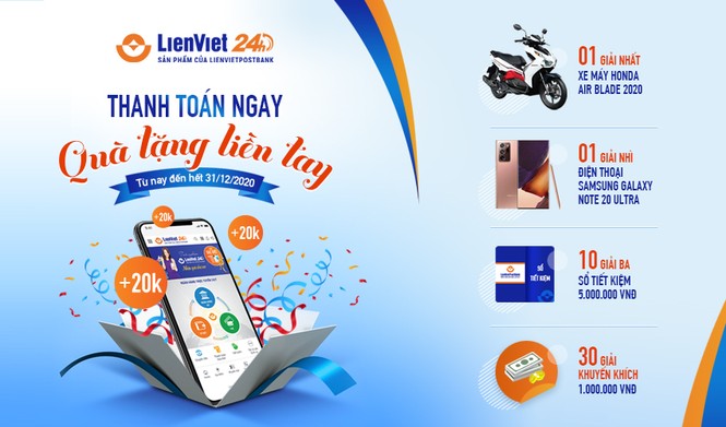 Thanh toán ngay – Quà tặng liền tay cùng LienVietPostBank - ảnh 2