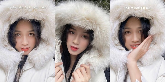 Hoa hậu Đỗ Thị Hà trở lại trường học: Mặc đồ giản dị vẫn cực xinh xắn, đáng yêu - ảnh 4