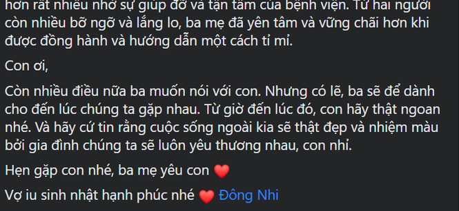 Xúc động với bức thư gửi con gái tương lai của Ông Cao Thắng nhân ngày sinh nhật Đông Nhi - ảnh 4