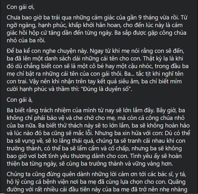 Xúc động với bức thư gửi con gái tương lai của Ông Cao Thắng nhân ngày sinh nhật Đông Nhi - ảnh 3