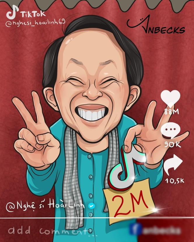 31 tài khoản Tiktok đầu tiên được nghệ sĩ Hoài Linh theo dõi - ảnh 2
