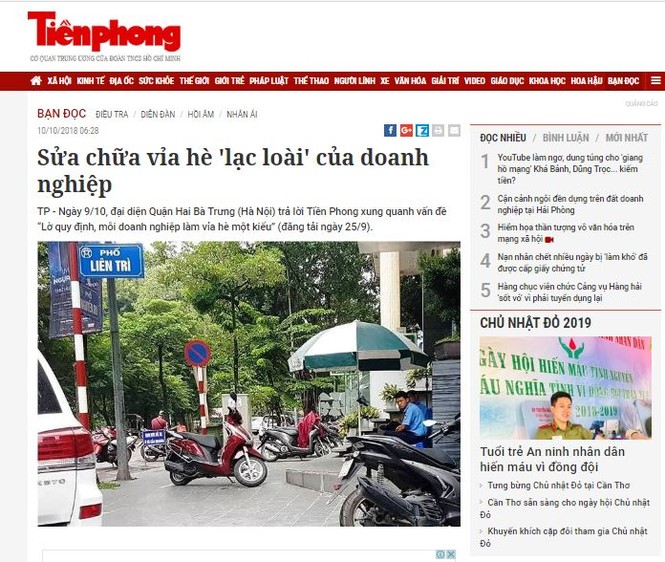 Báo Tiền Phong đạt giải ba thi viết về an toàn giao thông - ảnh 2