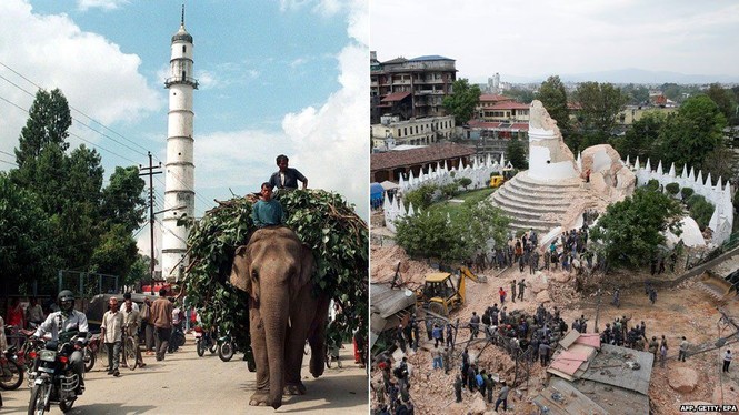 Nepal trước và sau thảm họa động đất - ảnh 1