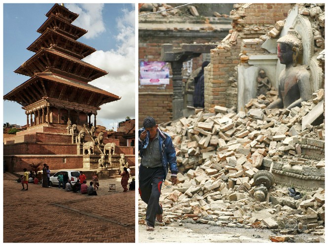 Nepal trước và sau thảm họa động đất - ảnh 9